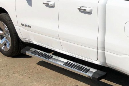 2019-2026 RAM 1500 Quad Cab (New body style) OEM Style 6\" Running Boards (Silver)