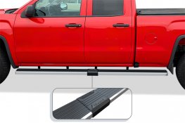 IB03WAI5LA: 2007-2018 (2019 HD) 6.5ft Bed, GMC 1500/2500/3500 Double/Ext. Cab iStep 5" Wheel To Wheel (Silver) IB03WAI5LA: 2007-2018 (2019 HD) 6.5ft Bed, GMC 1500/2500/3500 Double/Ext. Cab iStep 5" Wheel To Wheel (Silver)