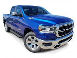 2019-2026 RAM 1500 Quad Cab (New Body Style), H-Series Tapered iStep 6" Running Boards (Black)