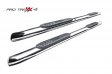 2017-2026 Ford F-250 - F-550 Crew Cab, 4" Oval Curved Chrome Nerf Bars