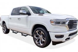 2019-2026 RAM 1500 Crew Cab (New Body Style), M3-Series Nerf Steps, Stainless Steel (Black) 2019-2026 RAM 1500 Crew Cab (New Body Style), M3-Series Nerf Steps, Stainless Steel (Black)