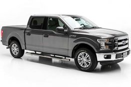 2017-2026 Ford F-250 - F-550 Crew Cab, 4" Oval Curved Chrome Nerf Bars 2017-2026 Ford F-250 - F-550 Crew Cab, 4" Oval Curved Chrome Nerf Bars