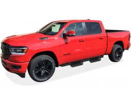 2019-2026 RAM 1500 Crew Cab (New Body Style), Premium ST-Series Nerf Steps 2019-2026 RAM 1500 Crew Cab (New Body Style), Premium ST-Series Nerf Steps
