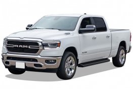 2019-2026 RAM 1500 Crew Cab (New Body Style), I-Running Boards 6" (Black)