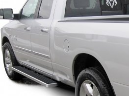 IB04EBJ9A: 2010-2026 RAM 2500-5500HD Mega Cab, iStep 5" Running Boards (Silver) IB04EBJ9A: 2010-2026 RAM 2500-5500HD Mega Cab, iStep 5" Running Boards (Silver)
