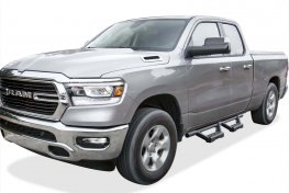2019-2026 RAM 1500 Quad Cab (New Body Style), M3-Series Nerf Steps, Stainless Steel (Black) 2019-2026 RAM 1500 Quad Cab (New Body Style), M3-Series Nerf Steps, Stainless Steel (Black)