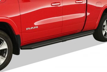 2019-2026 RAM 1500 Quad Cab (New Body Style), H-Series Tapered 6" Wheel to Wheel Running Boards (Black)