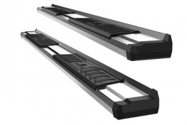 2019-2026 RAM 1500 Crew Cab (New Body Style), S-Series Running Boards (Stainless Steel) 2019-2026 RAM 1500 Crew Cab (New Body Style), S-Series Running Boards (Stainless Steel)