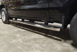 2020-2026 Chevy / GMC 2500/3500HD Crew Cab W/6.5ft Bed, Pro Traxx 5" Oval Curved Wheel To Wheel Nerf Bars (Stainless) 2020-2026 Chevy / GMC 2500/3500HD Crew Cab W/6.5ft Bed, Pro Traxx 5" Oval Curved Wheel To Wheel Nerf Bars (Stainless)