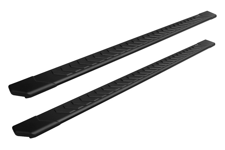 DNA MOTORING 80" Flat Side Step Nerf Bars For 2019-2024 Ram 1500 Quad Cab – Black